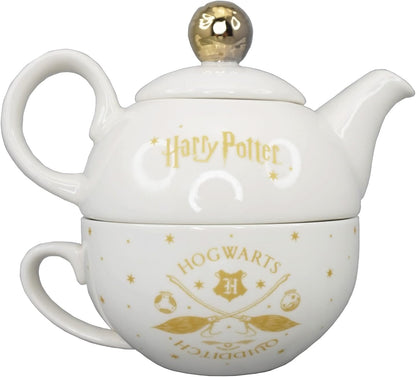 Half Moon Bay - Harry Potter Quidditch Tea Set - Tea for One - Quidditch - Harry Potter Cup - Tea Pot for One - Small Teapot