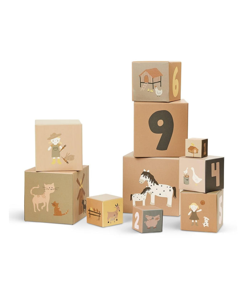 Smallstuff - Stacking Boxes 1-10 Farm and Dolls