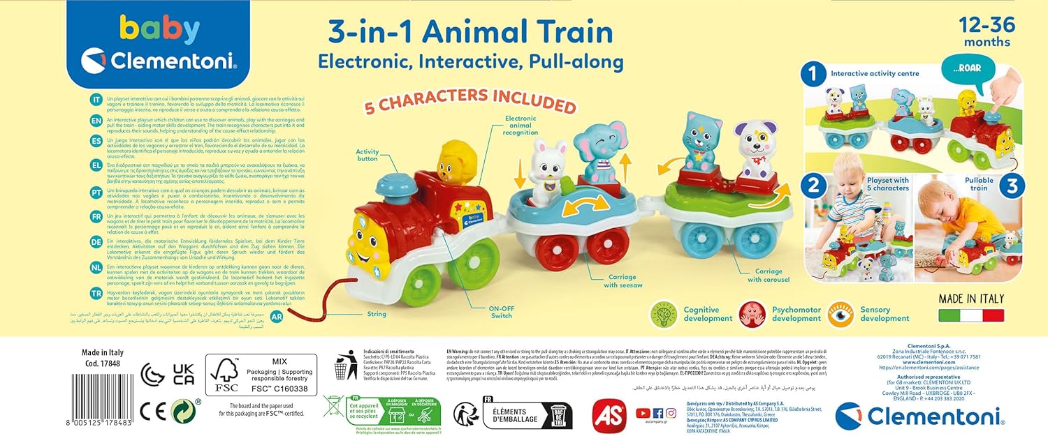 Clementoni - Animal Train (17848