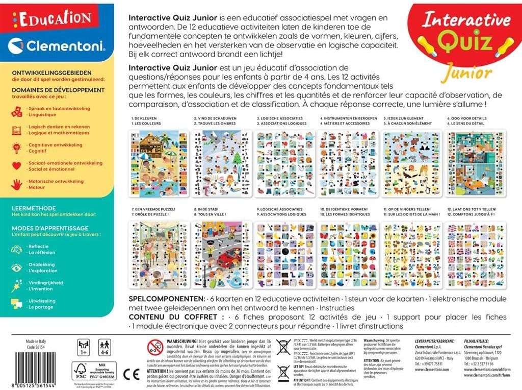 Clementoni Interactive Quiz Junior (2012558