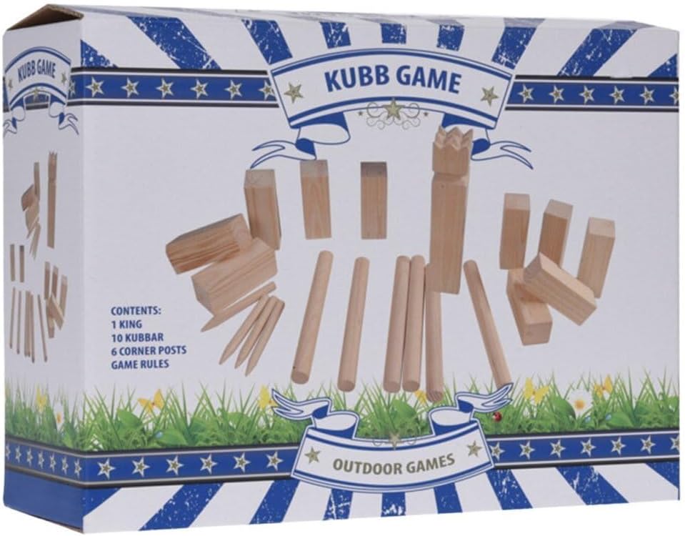 Kubb set Hout - 11-delig