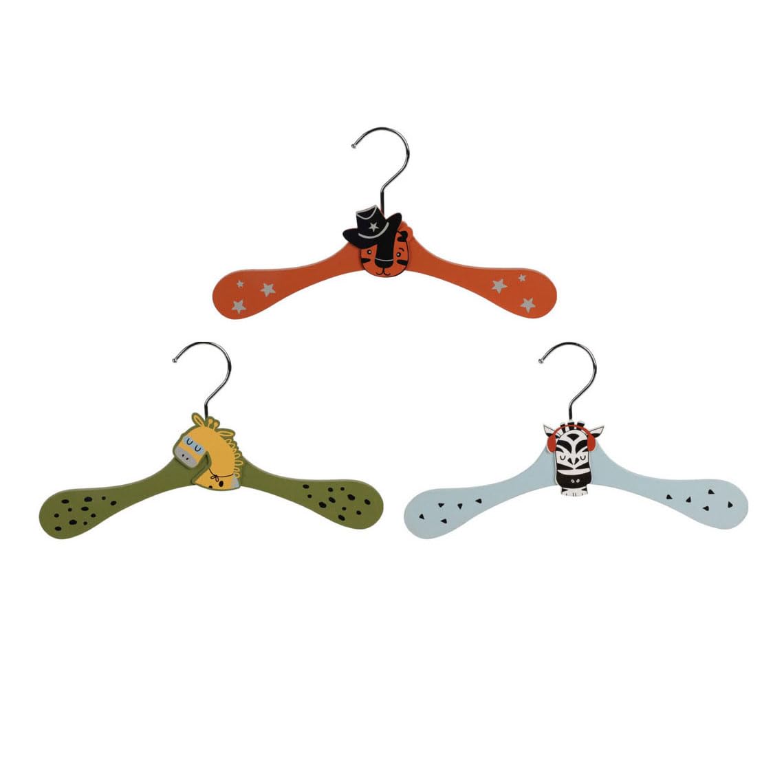 divers - Kleerhanger Dier Set van 3