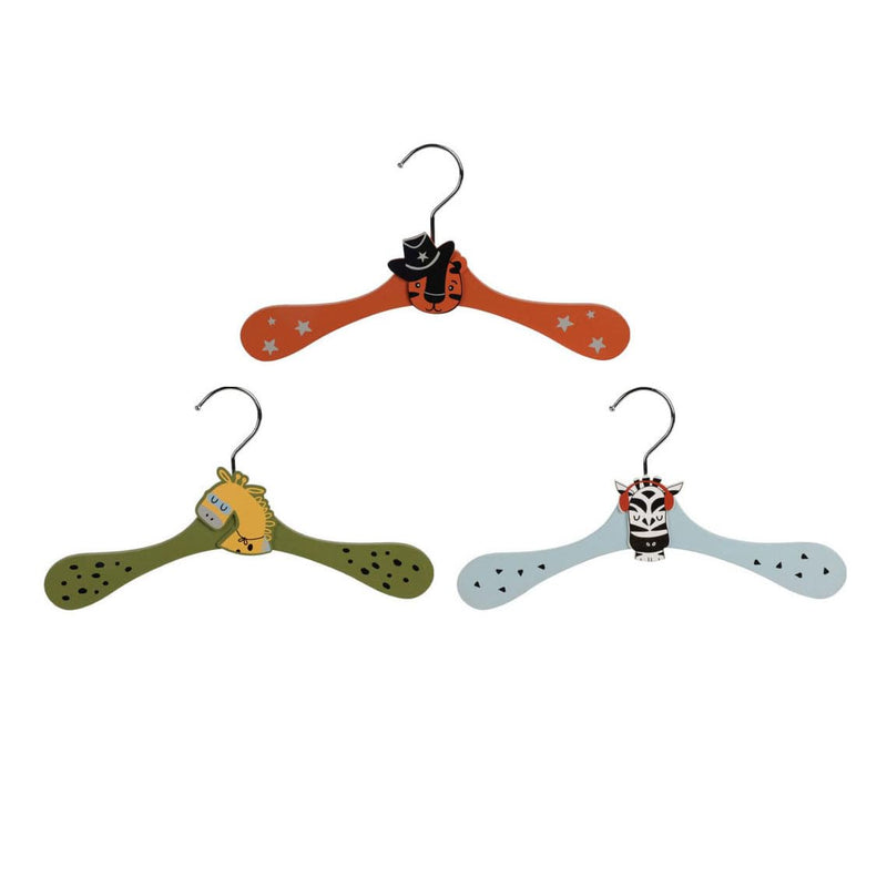 divers - Kleerhanger Dier Set van 3