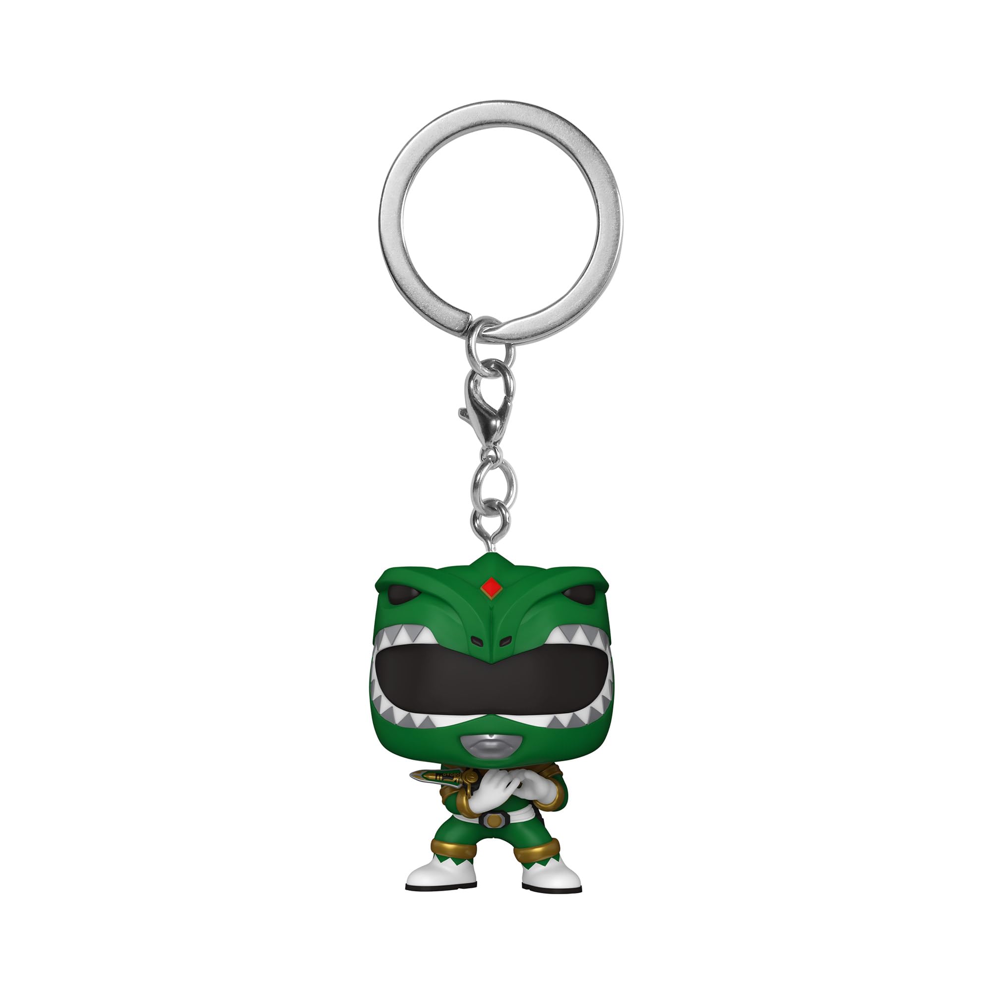 Funko Pop! Keychain: Mighty Morphin Power Rangers 30th - Green Ranger - Power Rangers TV - Neuartiger Schlüsselanhänger - Vinyl-Minifigur Zum Sammeln - Strumpffüller - Geschenkidee - TV Fans