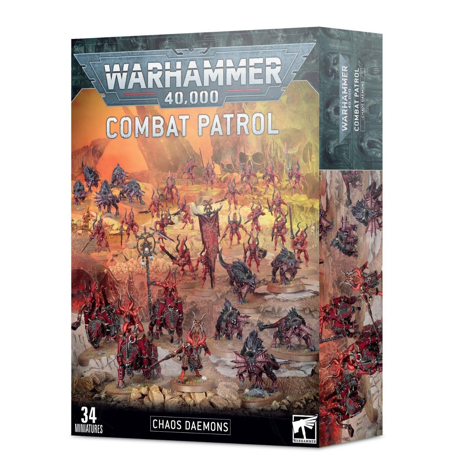 Warhammer 40k Games Workshop - Warhammer 40,000 - Combat Patrol: Chaos Daemons, Multicolor