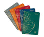 Clairefontaine 68486C - FOREVER premium carnet piqué 14,8x21cm 90g recyclé 96p ligné coloris assortis - PAQ de 5