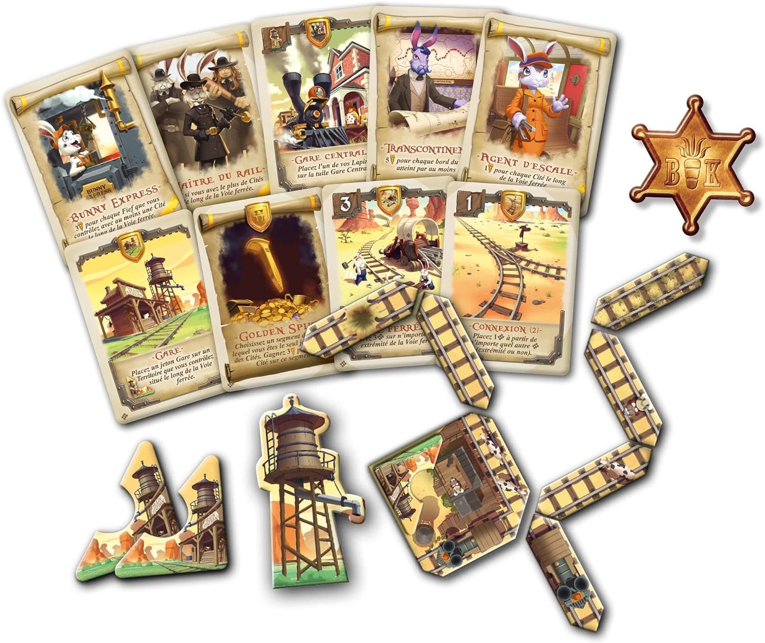 Iello | Bunny Kingdom: Bunny Express Micro Expansion | Strategy Game | Ages 14+ | 2-4 Players | 45 Minutes Playing Time