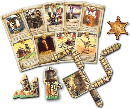 Iello | Bunny Kingdom: Bunny Express Micro Expansion | Strategy Game | Ages 14+ | 2-4 Players | 45 Minutes Playing Time