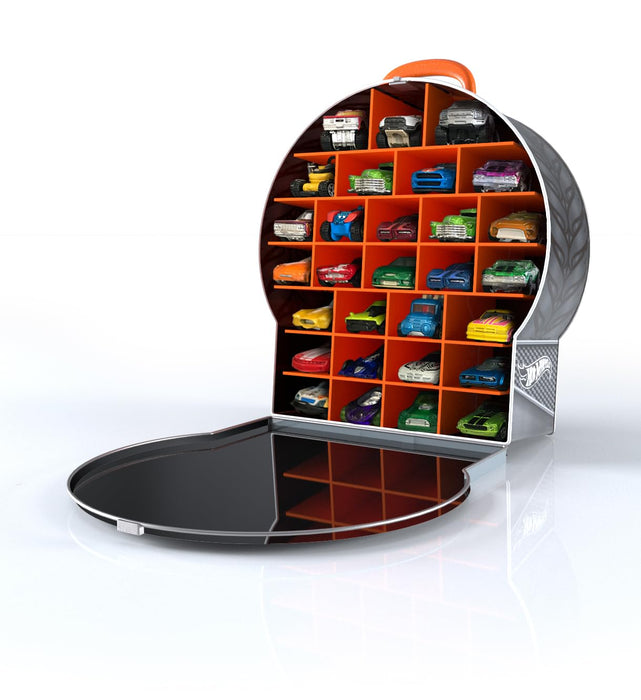 Hot Wheels Car Storage Case - Increased Storage Cars Carry Case With Easy Grip Carrying Handle up to 29 Vehicles, Car Toys Organiser - Cars are not included