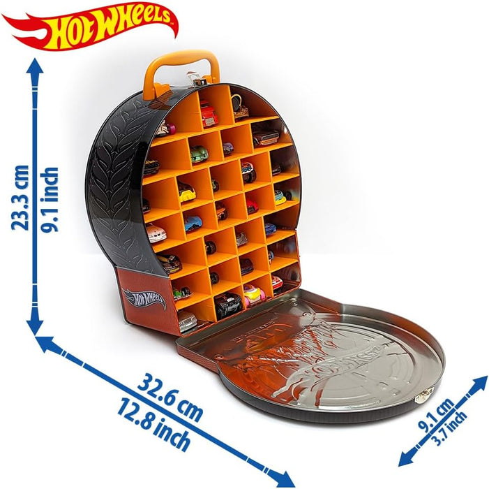 Hot Wheels Car Storage Case - Increased Storage Cars Carry Case With Easy Grip Carrying Handle up to 29 Vehicles, Car Toys Organiser - Cars are not included