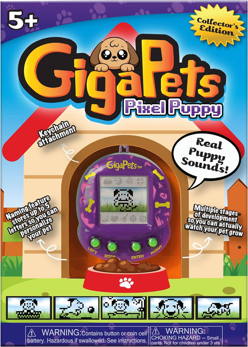 Giga Pets AR Puppy Virtual Animal Pet Toy 2nd Edition, Purple