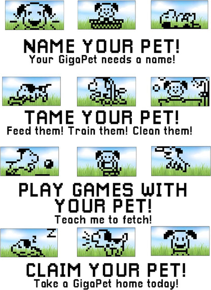 Giga Pets AR Puppy Virtual Animal Pet Toy 2nd Edition, Purple