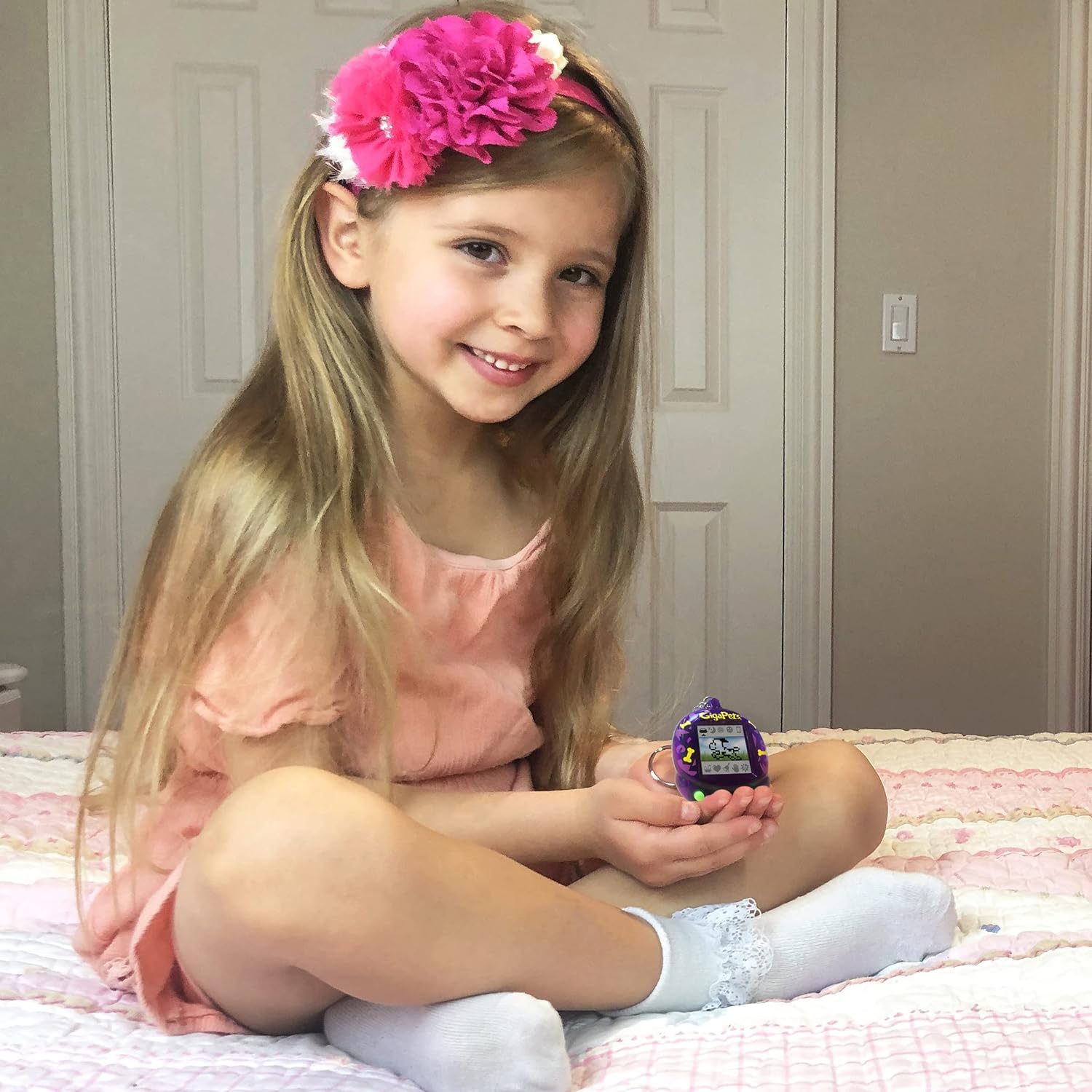 Giga Pets AR Puppy Virtual Animal Pet Toy 2nd Edition, Purple