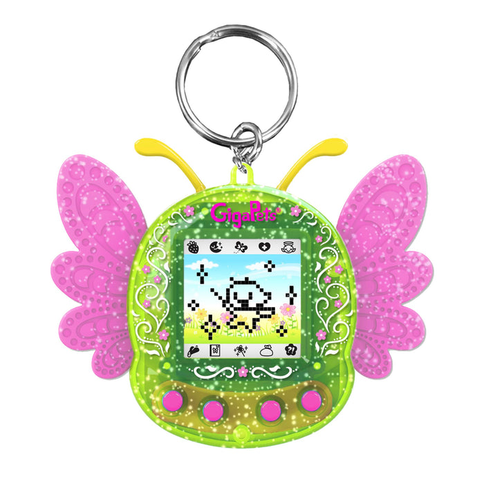 Top Secret Toys Giga Pets Pixie Virtual Pet Electronic Toy (Green), Upgraded Nostalgic 90s Toy, 8 Different Pixie Evolutions, Collect Elements, Cast Spells, Craft Potions, for Kids of All Ages