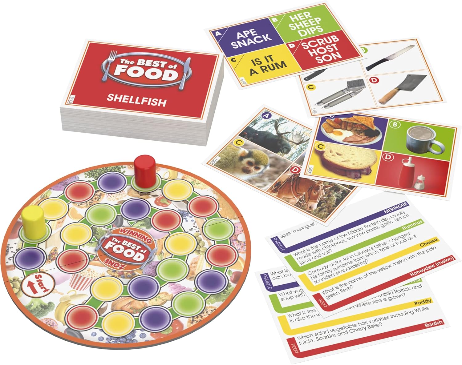 Drumond Park The LOGO Best of Food Mini Board Game - The Family Board Game of Brands and Products You Know and Love, Mini Travel Board Games, Family Games For Adults And Kids Suitable From 12+ Years T