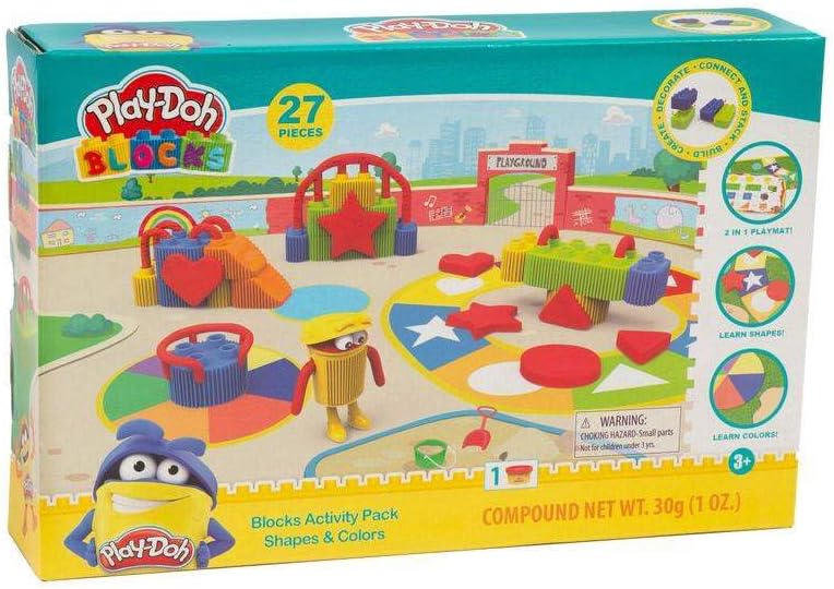 Play-Doh Blocks Activity Pack Colours & Shapes