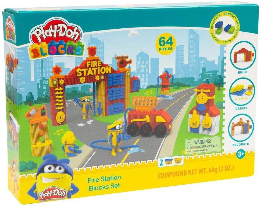 Play-Doh Blocks Fire Station Blocks Set