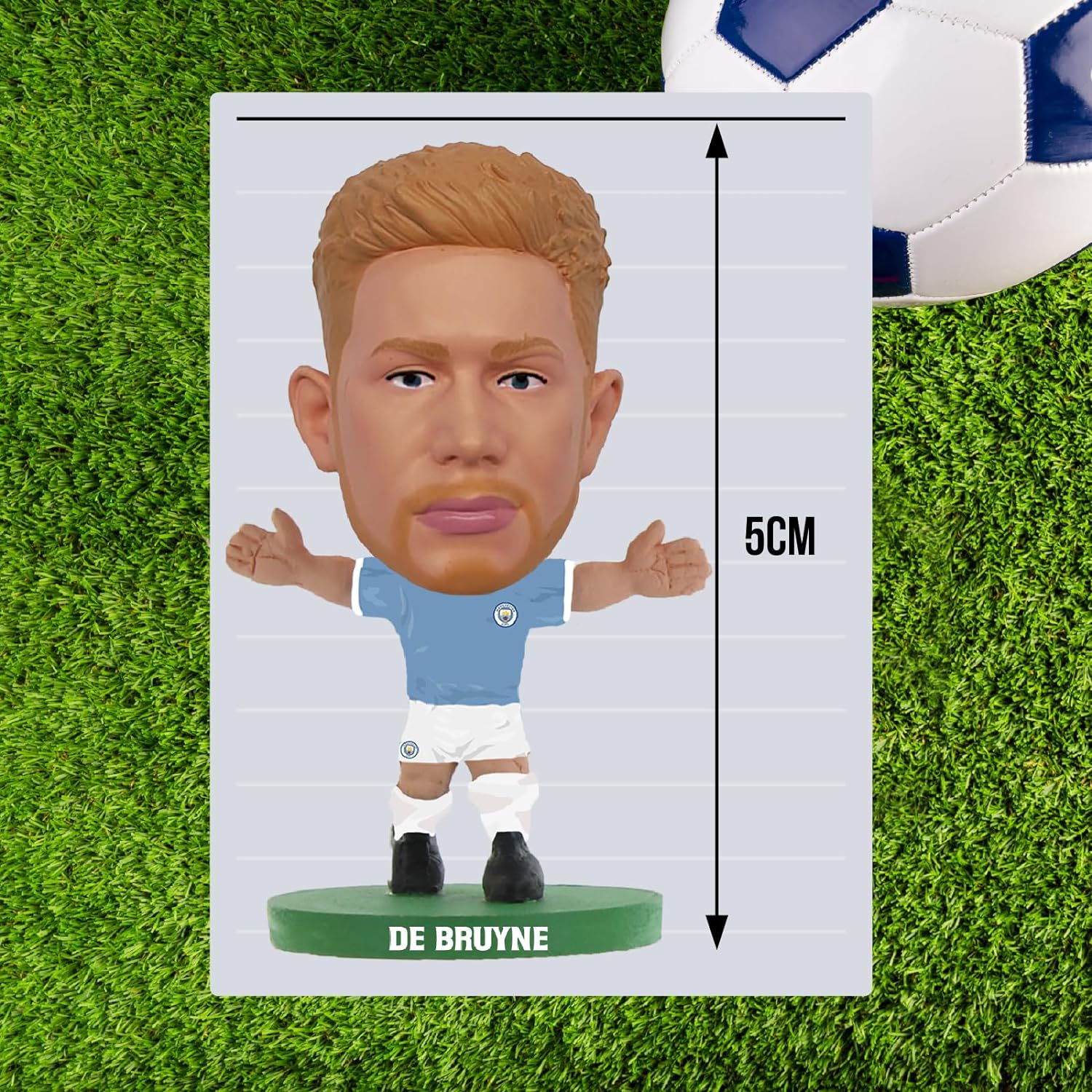 SoccerStarz - Man City Kevin De Bruyne - Home Kit (Classic Kit) (NEW SCULPT)
