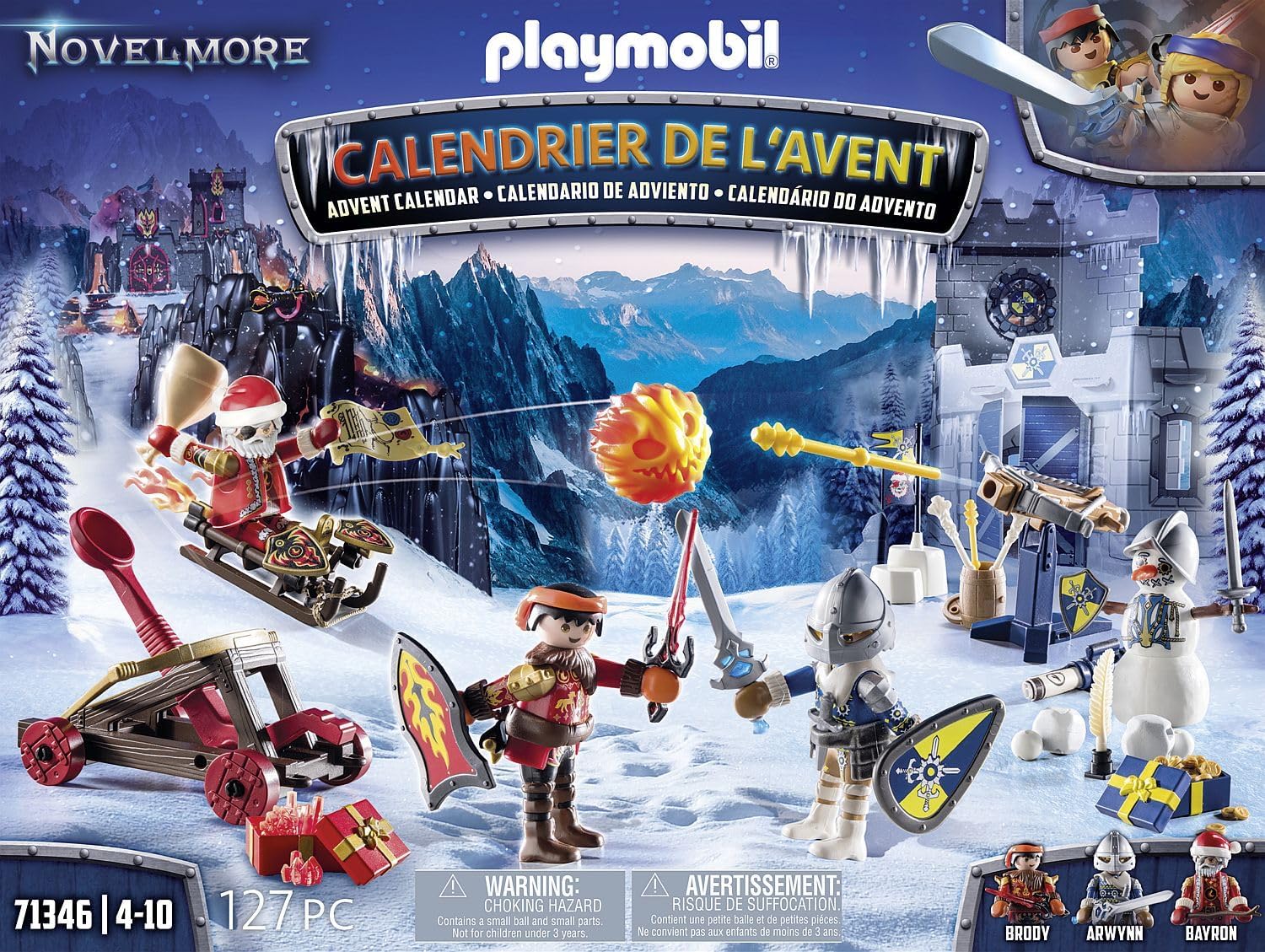 Playmobil 71346 Advent Calendar: Novelmore - Battle in the Snow