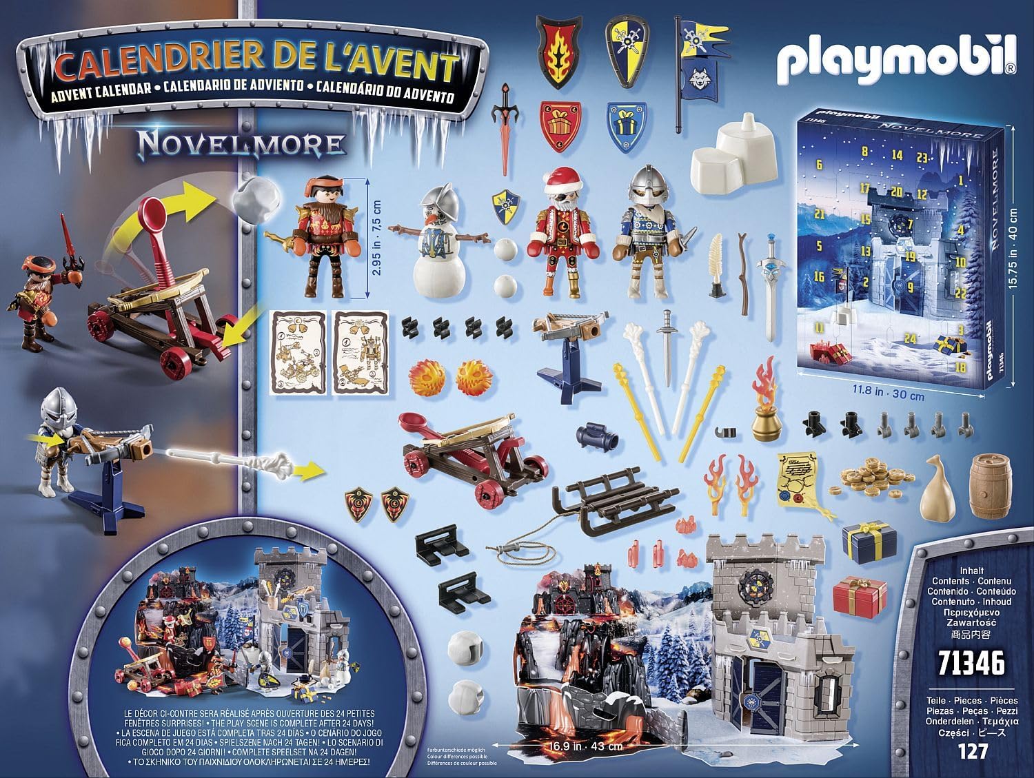 Playmobil 71346 Advent Calendar: Novelmore - Battle in the Snow