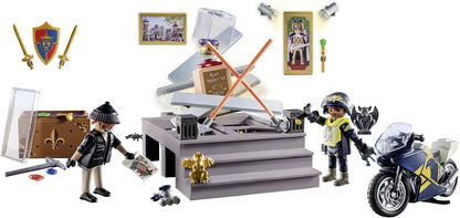 Playmobil 71347 Advent Calendar: Police Museum Theft, Police action, 24 days till Christmas, Gifting, Collectable Toy for Kids, Fun Imaginative Role-Play, PlaySets Suitable for Children Ages 4+