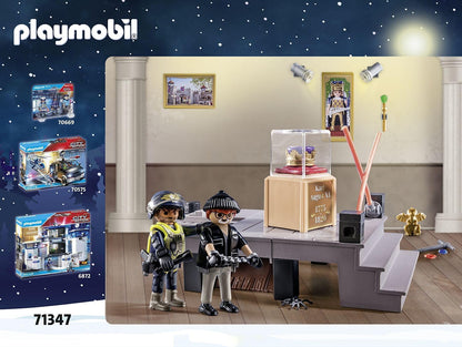 Playmobil 71347 Advent Calendar: Police Museum Theft, Police action, 24 days till Christmas, Gifting, Collectable Toy for Kids, Fun Imaginative Role-Play, PlaySets Suitable for Children Ages 4+