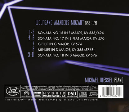 Mozart the Progressive: Piano Sonatas: KV533/494/KV570/KV576/Gigue KV574/Menuett KV576B