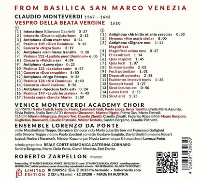 Claudio Monteverdi: Vespro della Beata Vergine