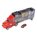 divers - Vrachtwagen met Trailer en 6 Die-cast Auto\`s
