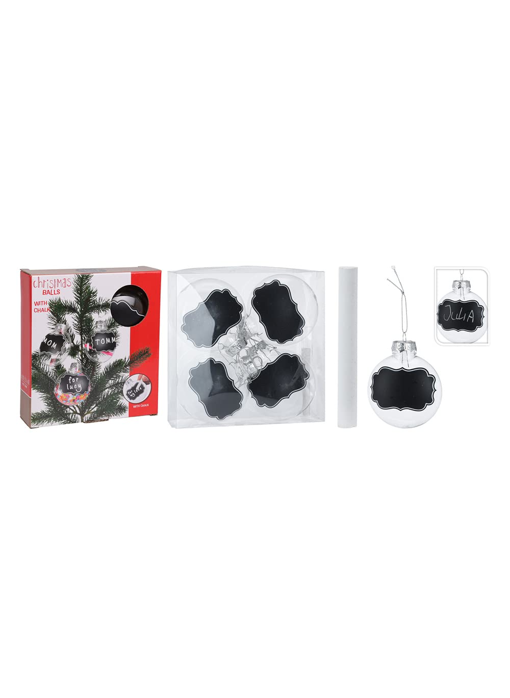 Christmas Ball Ps Set Of 5