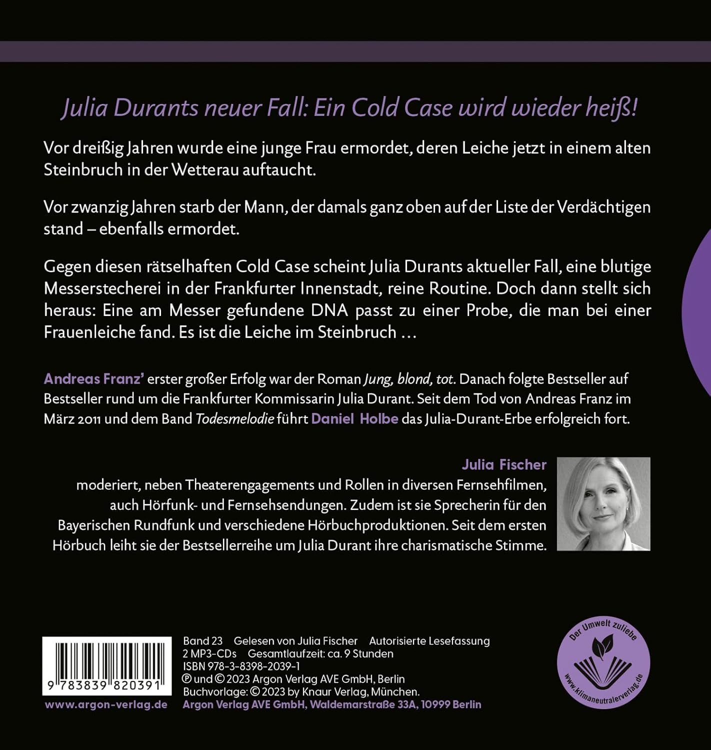 Der doppelte Tod: Julia Durants neuer Fall | SPIEGEL Bestseller-Autor