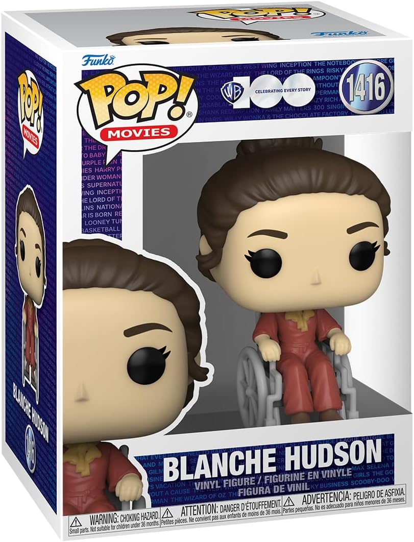 Funko POP! Movies: WEHTBJ - Blanche - Black & White CH - Whatever Happened to Baby Jane - Collectable Vinyl Figure - Gift Idea - Official Merchandise - Toys for Kids & Adults - Movies Fans