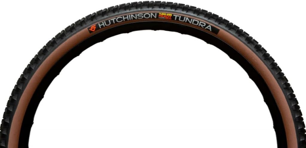 Hutchinson Unisex – Erwachsene Tundra Fahrradreife, Schwarz/Tanwall, 700x50cm