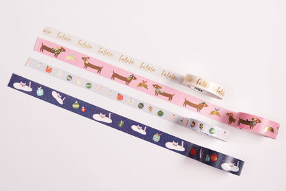 folia 26450 26450 Rice Paper Masking Tape 4 x 2 m Each 15 mm 2 Rolls Approximately 10 mm Wide Ideal for Decorating and Multi
