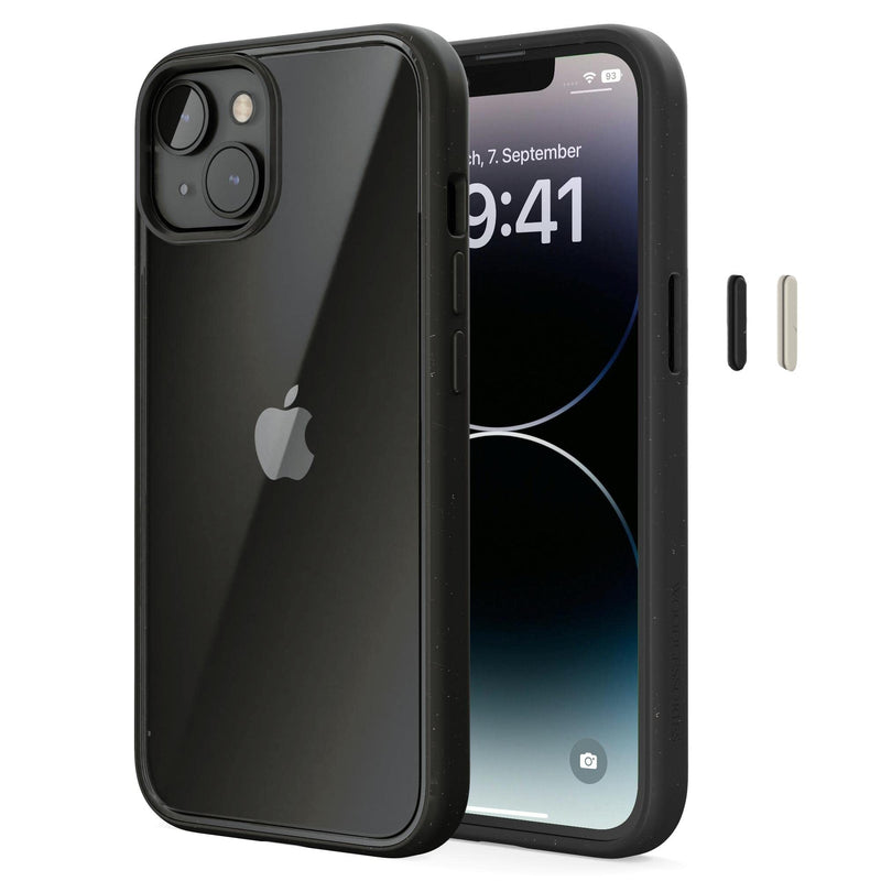 WOODCESSORIES Clear Case Handy-Cover fur Apple iPh