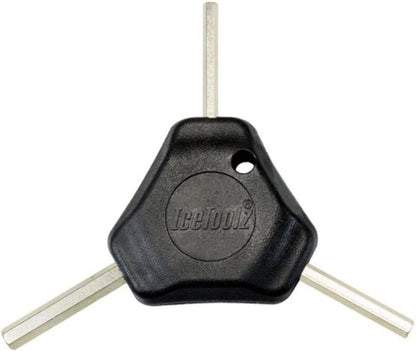 IceToolz 70B1 Y-Schraubenschlüssel, 3-in-1-Sechskantschlüssel, 4, 5 und 6 mm