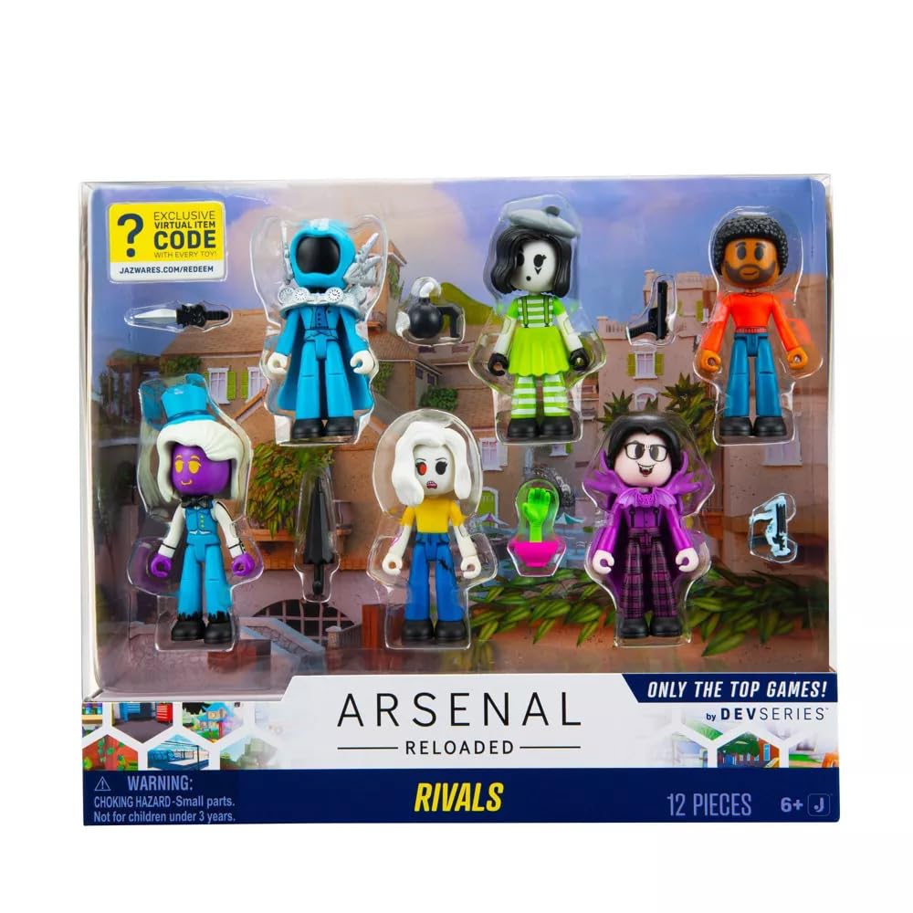 DevSeries CRS0042-6 Figuren Pack - Arsenal Reloaded: Rivals, bewegliche Actionfiguren mit Spielcode