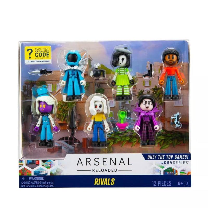 DevSeries CRS0042-6 Figuren Pack - Arsenal Reloaded: Rivals, bewegliche Actionfiguren mit Spielcode