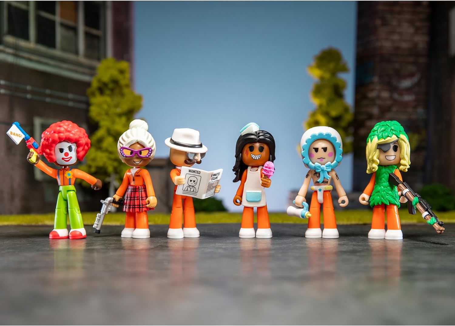 DevSeries CRS0059-6 Figuren Pack - Jailbreak: Hiding in Plain Sight, bewegliche Actionfiguren mit Spielcode