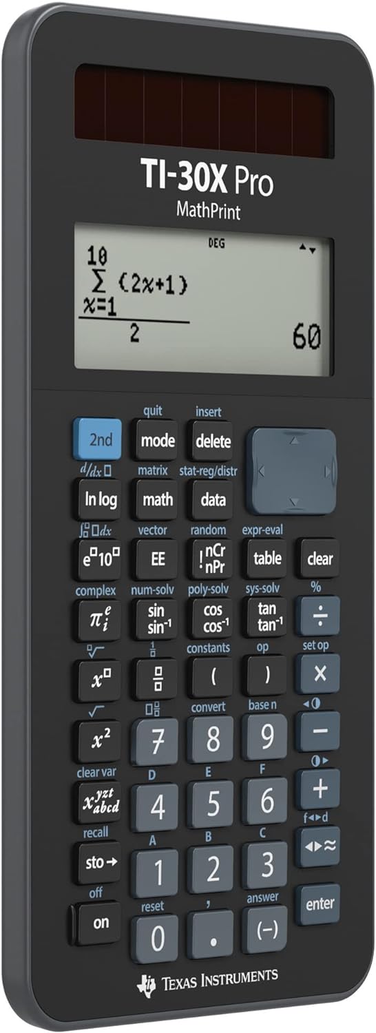 Texas Instruments - TI-30X Pro Mathprint Scientific Calculator