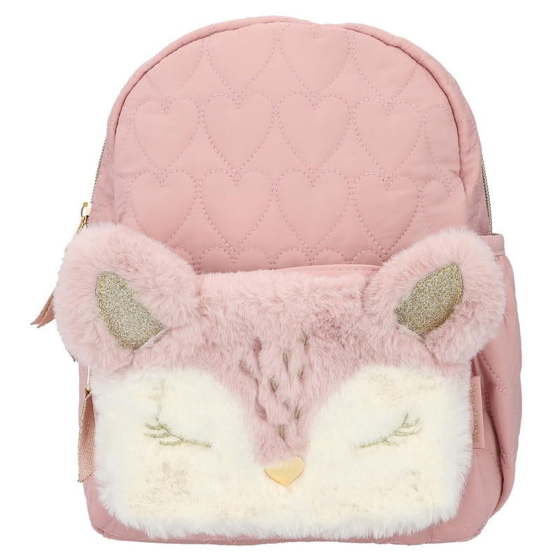 Depesche 12573 Princess Mimi Wild Forest - Rugzak voor kinderen met pluche, hertengezicht en oren, zak met rits
