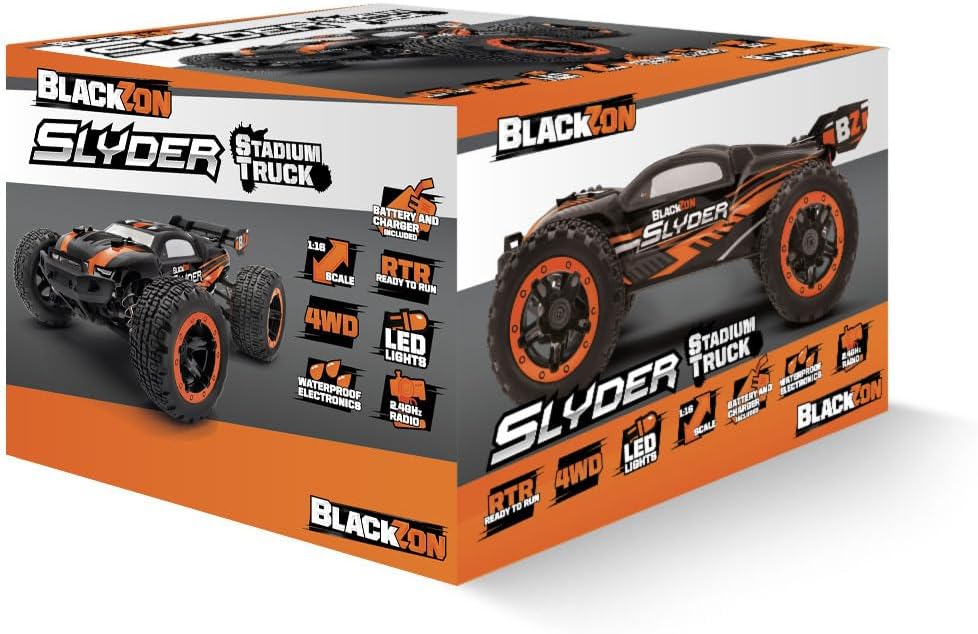 MAVERICK Slyder ST 1/16 4WD Electric Stadium Truck - Orange (540097