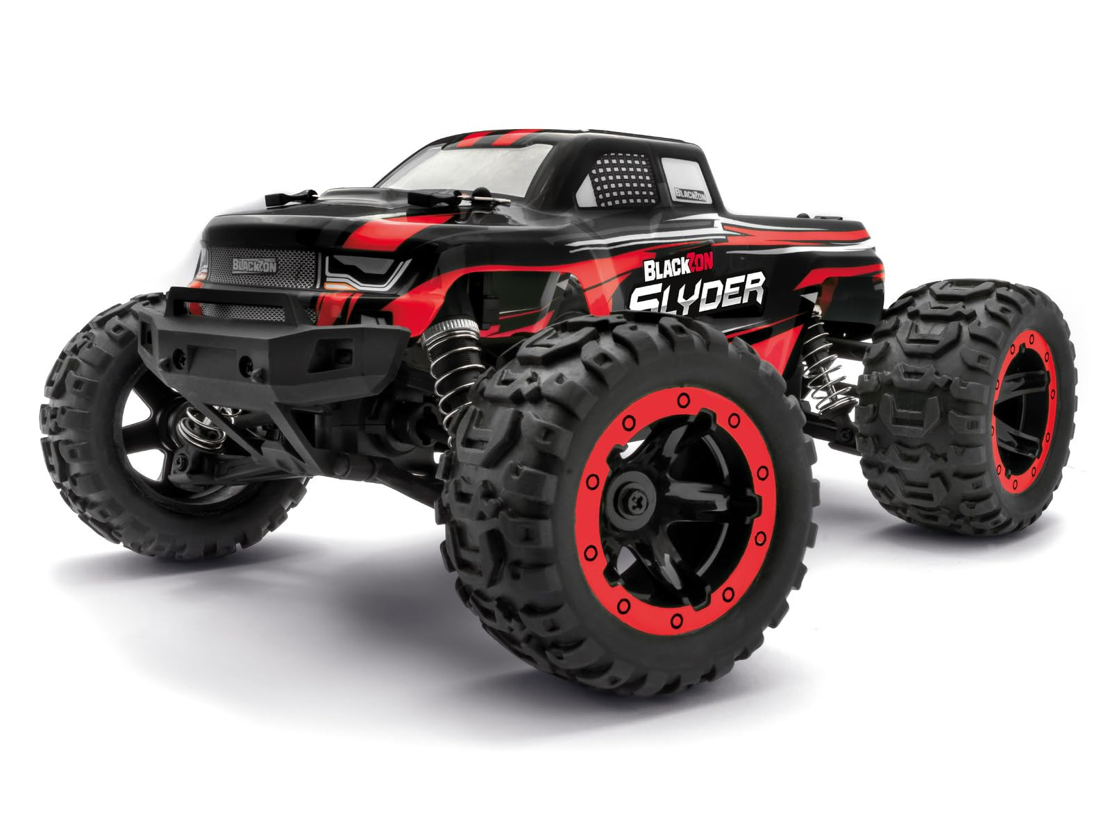 BLACKZON - Slyder MT 1/16 4WD Electric Monster Truck - Red (540098