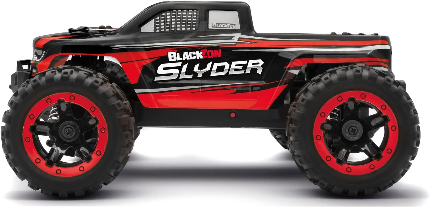BLACKZON - Slyder MT 1/16 4WD Electric Monster Truck - Red (540098