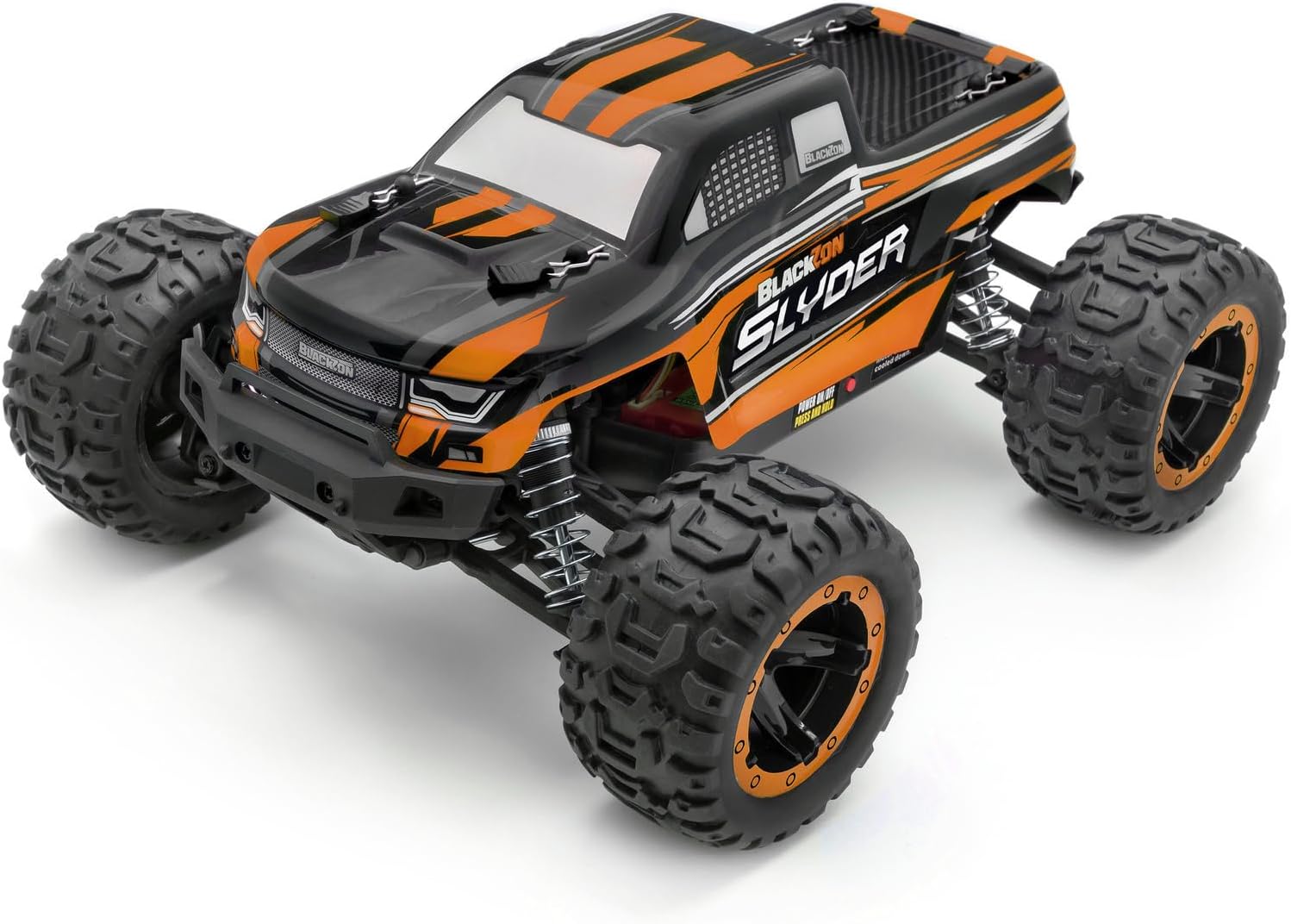 BLACKZON - Slyder MT 1/16 4WD Electric Monster Truck - Orange (540099