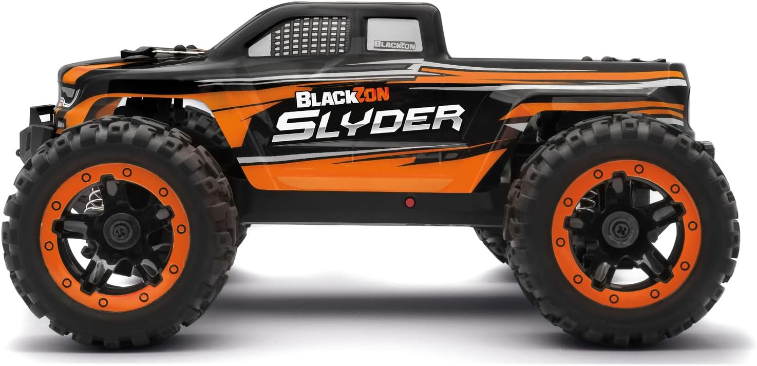 BLACKZON - Slyder MT 1/16 4WD Electric Monster Truck - Orange (540099