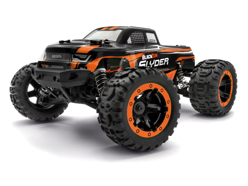 BLACKZON - Slyder MT 1/16 4WD Electric Monster Truck - Orange (540099