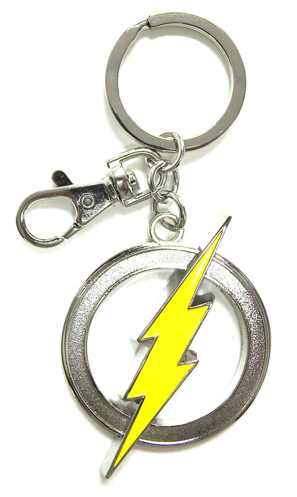 Entertainment Earth Flash Logo Keyring Yellow 6Cm