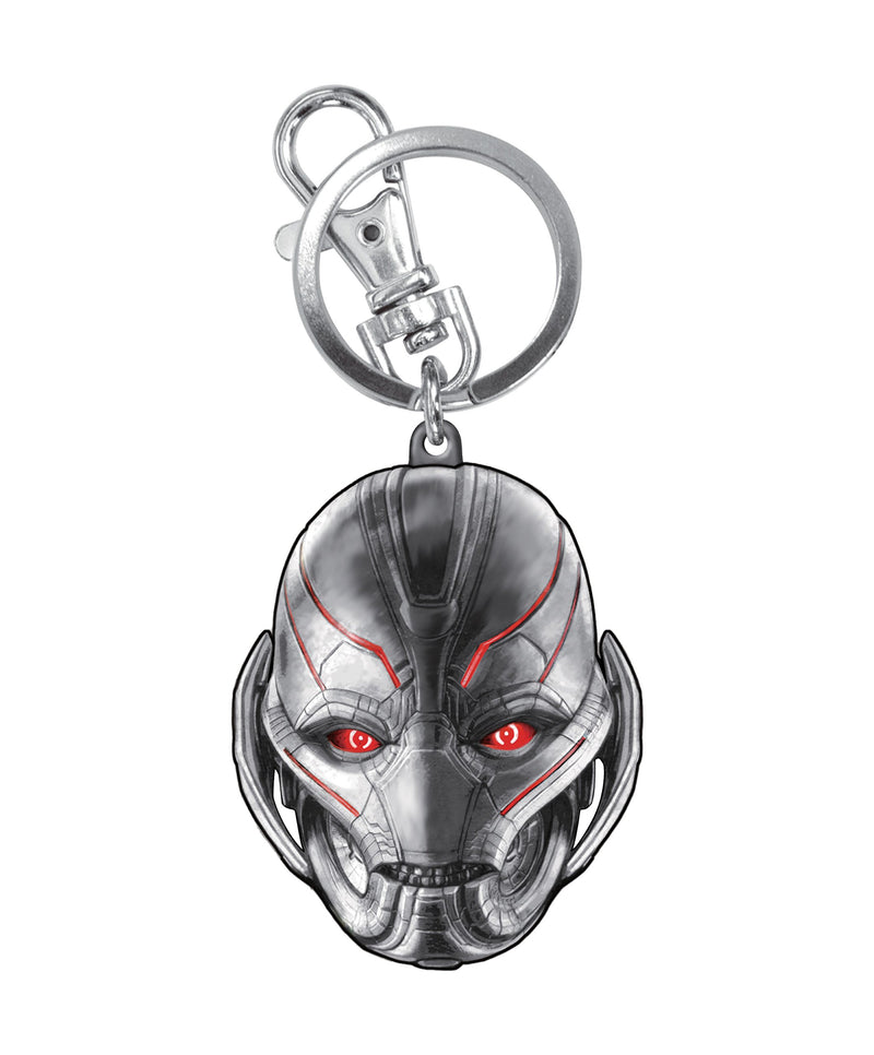 Monogram 68256 Key Ring, Grey/Red, 10 cm x 3.5 cm