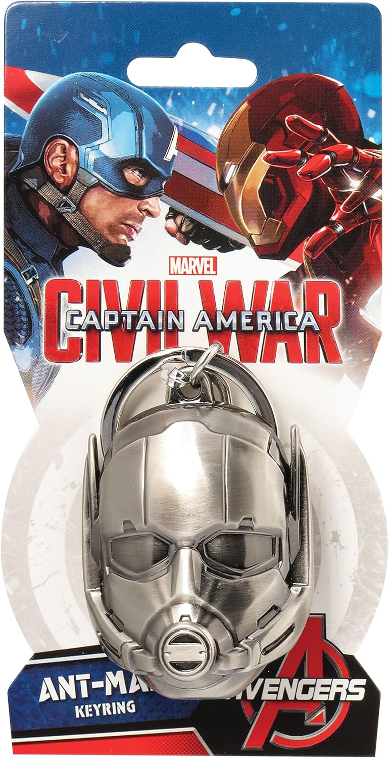 Marvel 68553 Antman Pewter Key Ring, Grey
